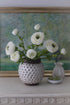 Faux Real Feel White Ranunculus