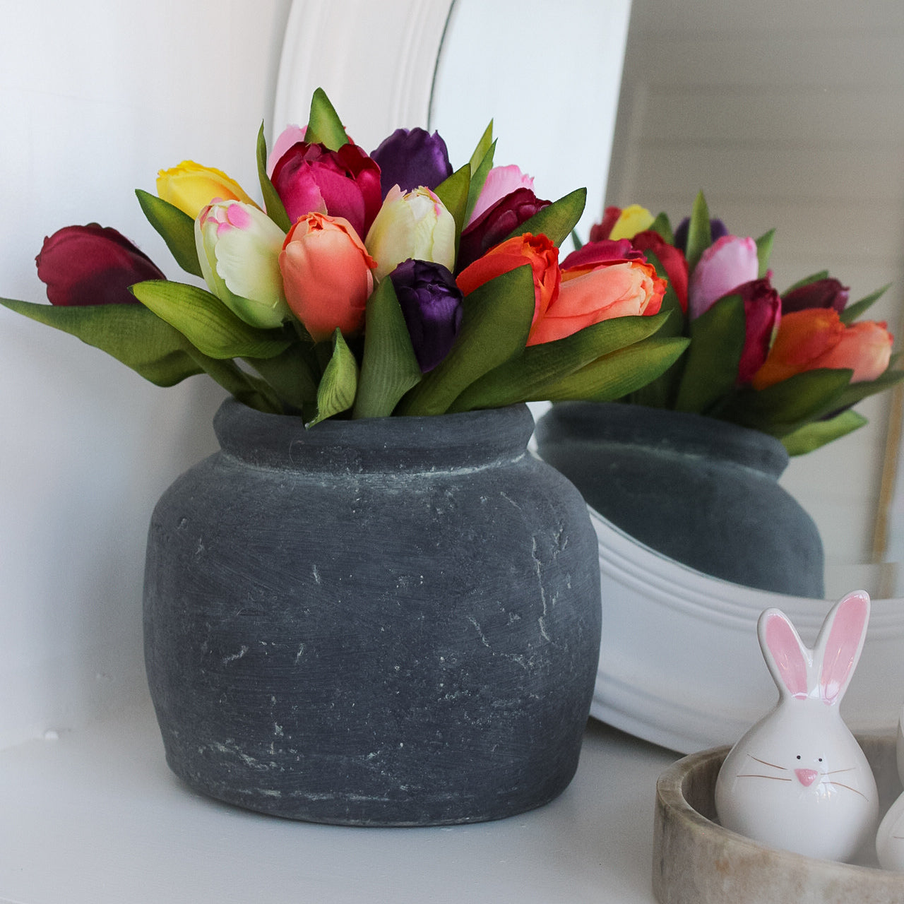 Faux Spring Tulip Bunch