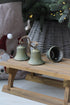 Fluted Metal Bells Garland for christmas decorations