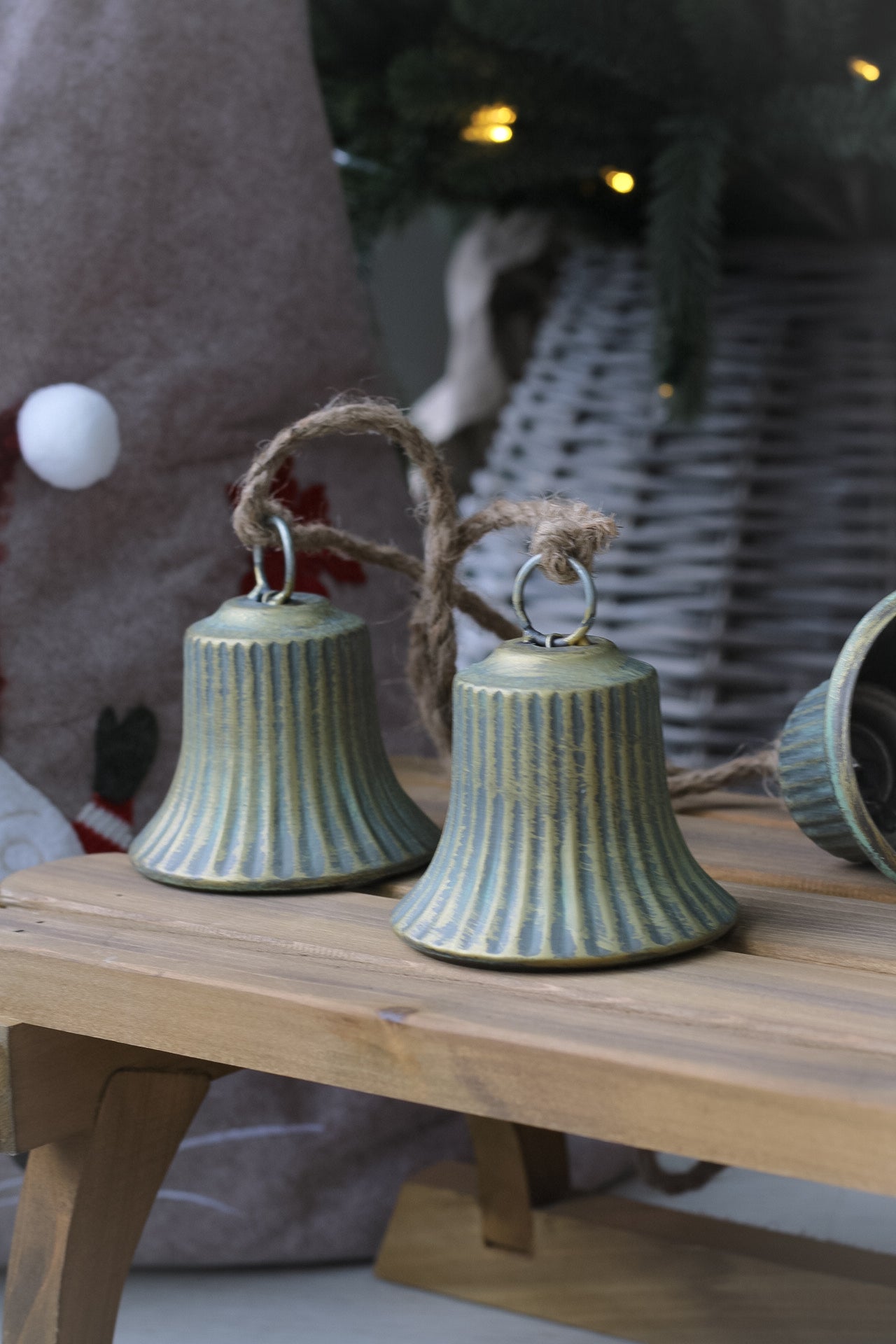 Fluted Christmas bells