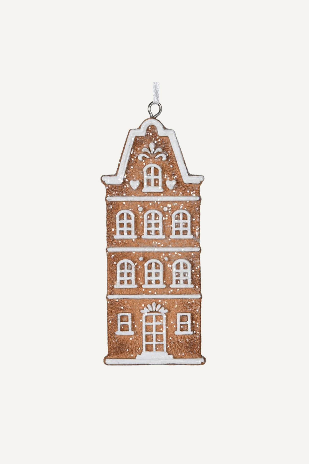 Gingerbread Town House Christmas Tree Hanger Bauble