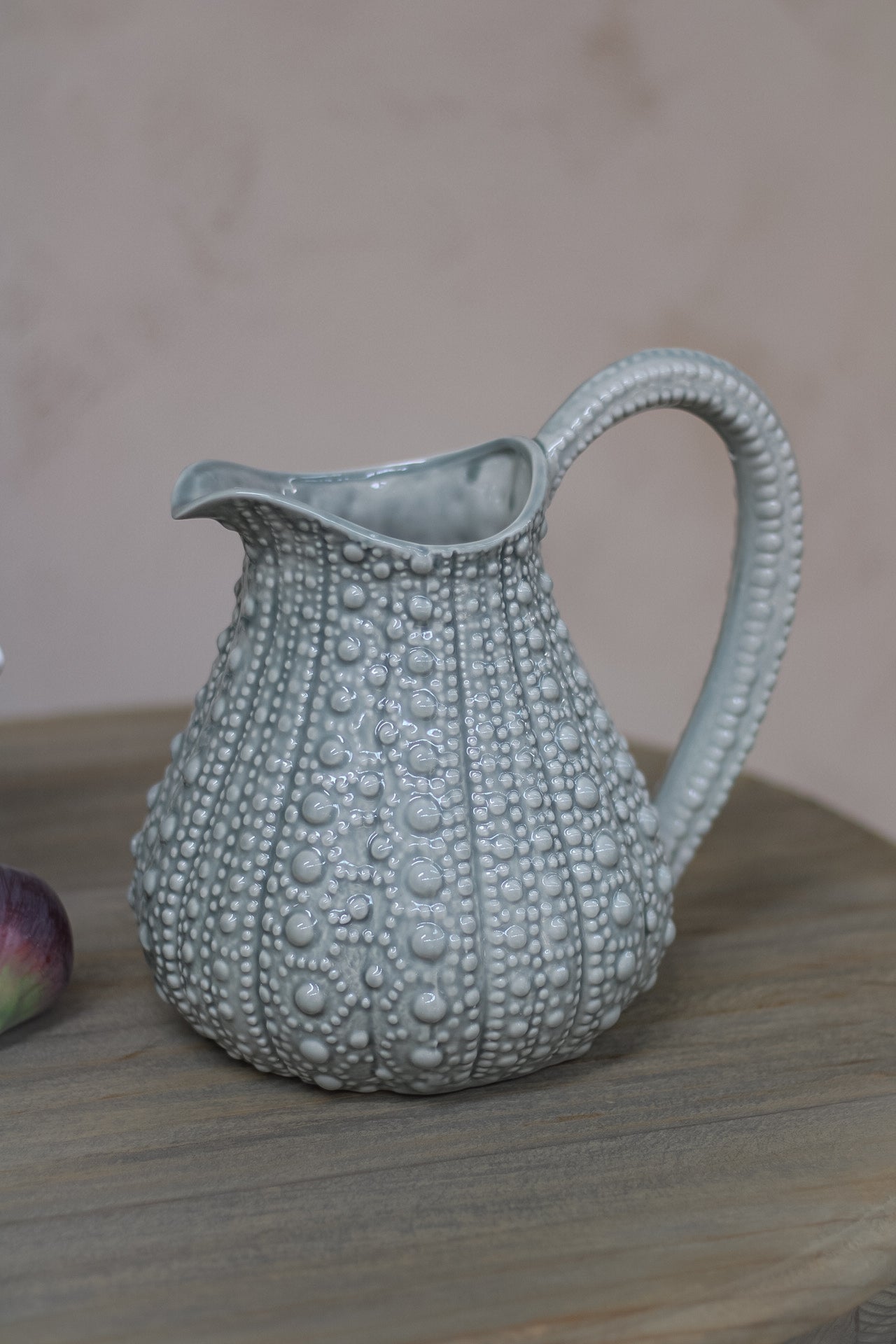 Grey Porcelain Sea Urchin Jug