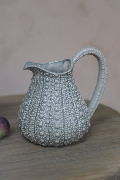 Grey Porcelain Sea Urchin Jug