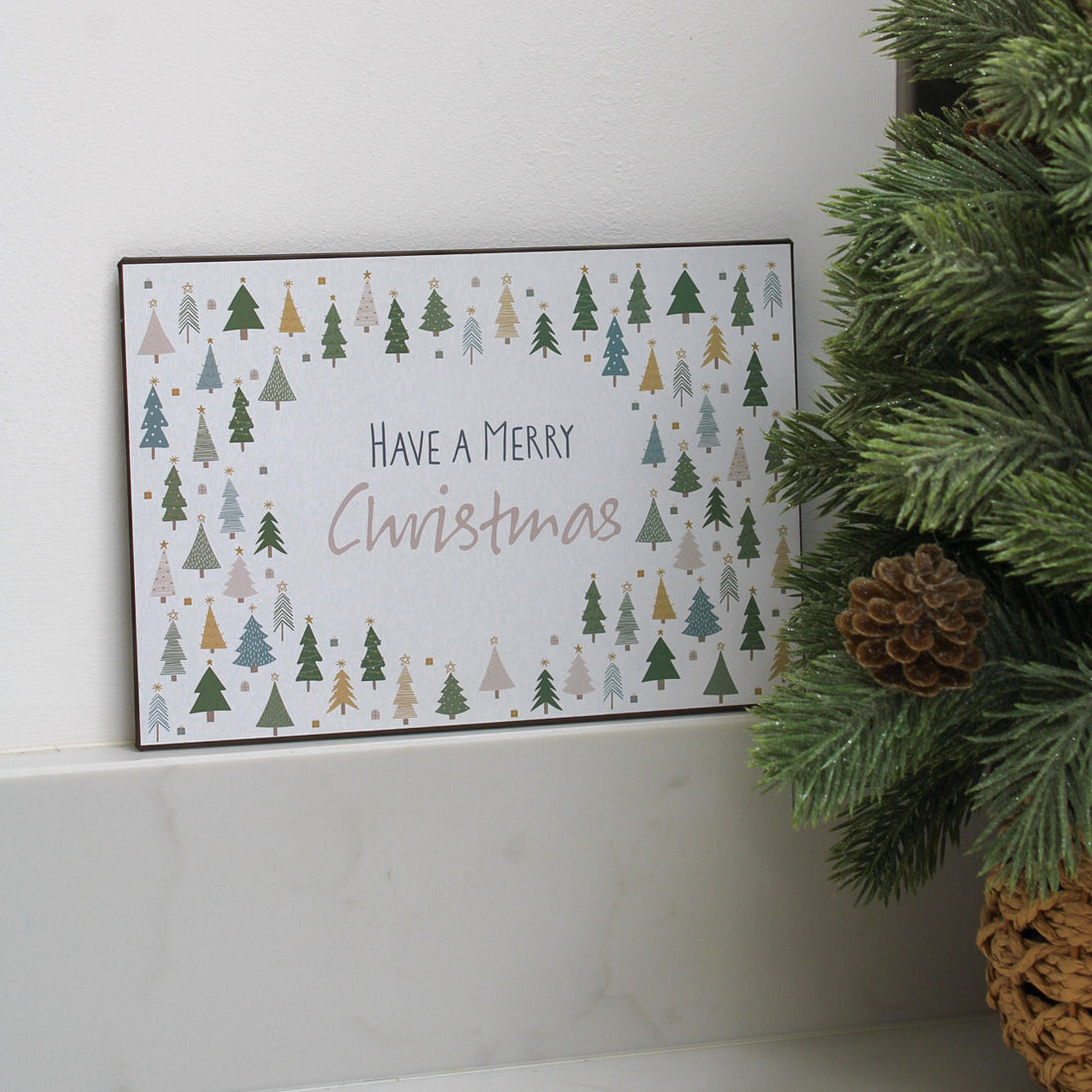 Have a Merry Christmas Tree Plaque