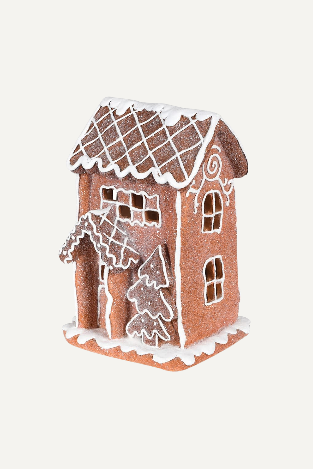 LED Cinnamon Gingerbread Chalet 001