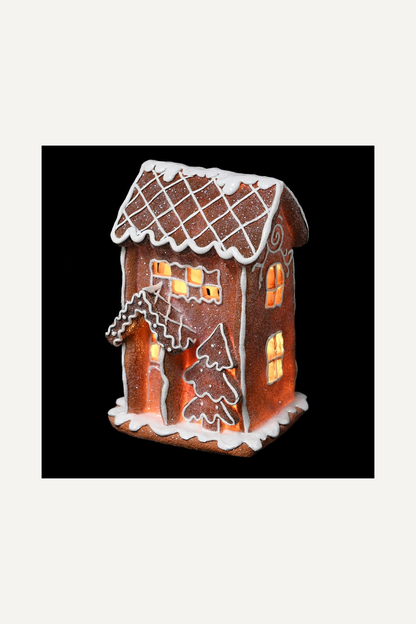 LED Cinnamon Gingerbread Chalet 003