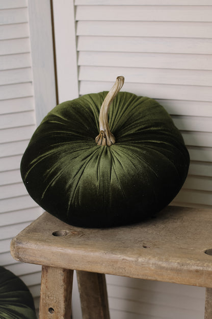 Large Luxury Velvet Pumpkin