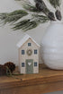 Light Grey Wooden Christmas House