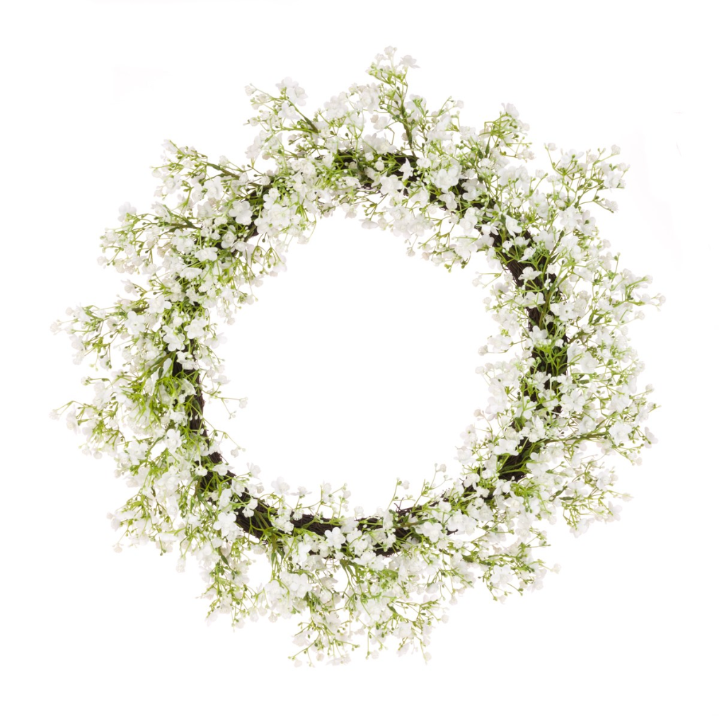 Luxury White Gypsophila Wreath