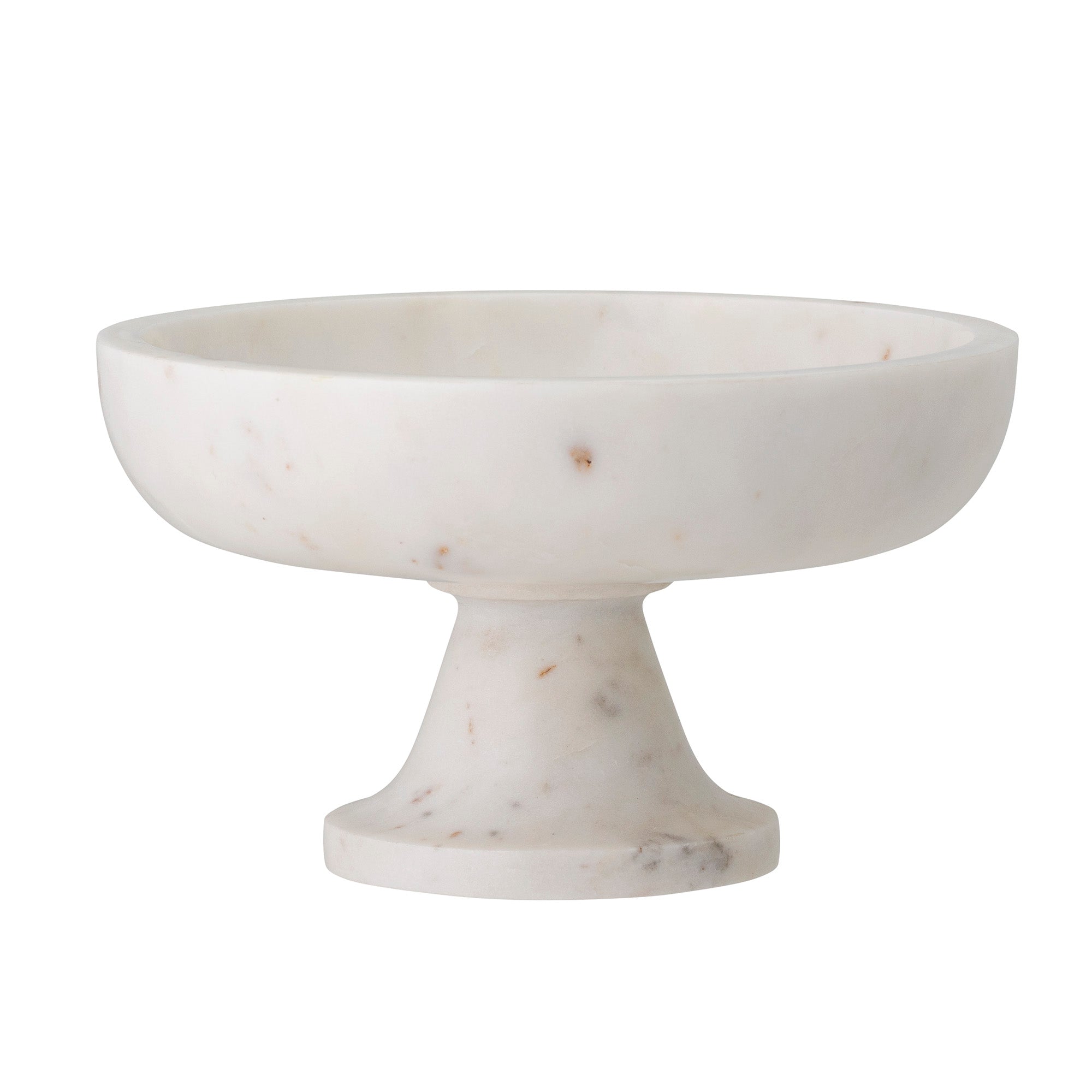 Marble fruit bowl on outlets stand