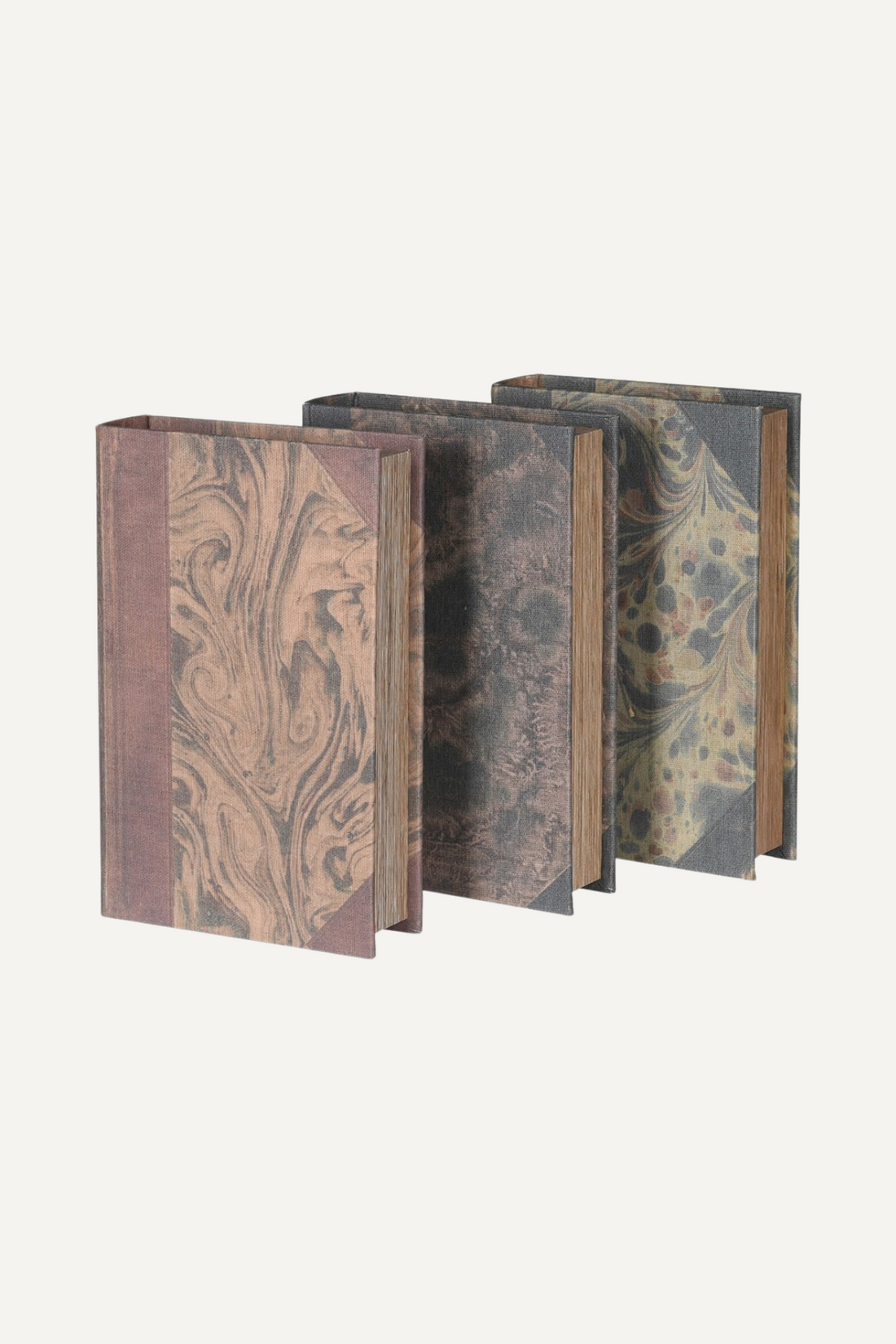 Marbled Book Boxes  for home decor