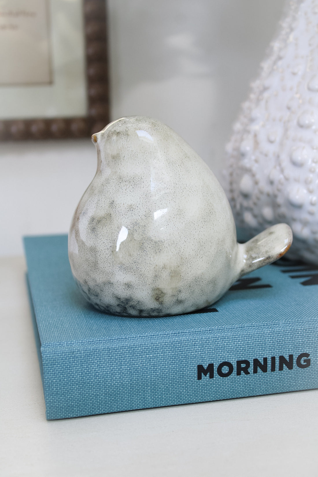 Misty Ceramic Plump Bird