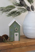 Moss Green Wooden Christmas House