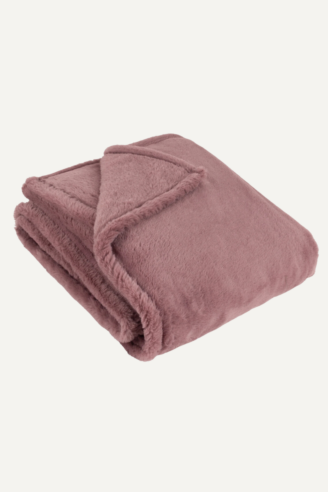 Mulberry Super Soft Faux Fur Throw for cosy home decor