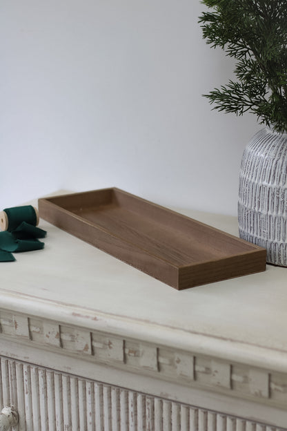 Narrow Wooden Styling Tray