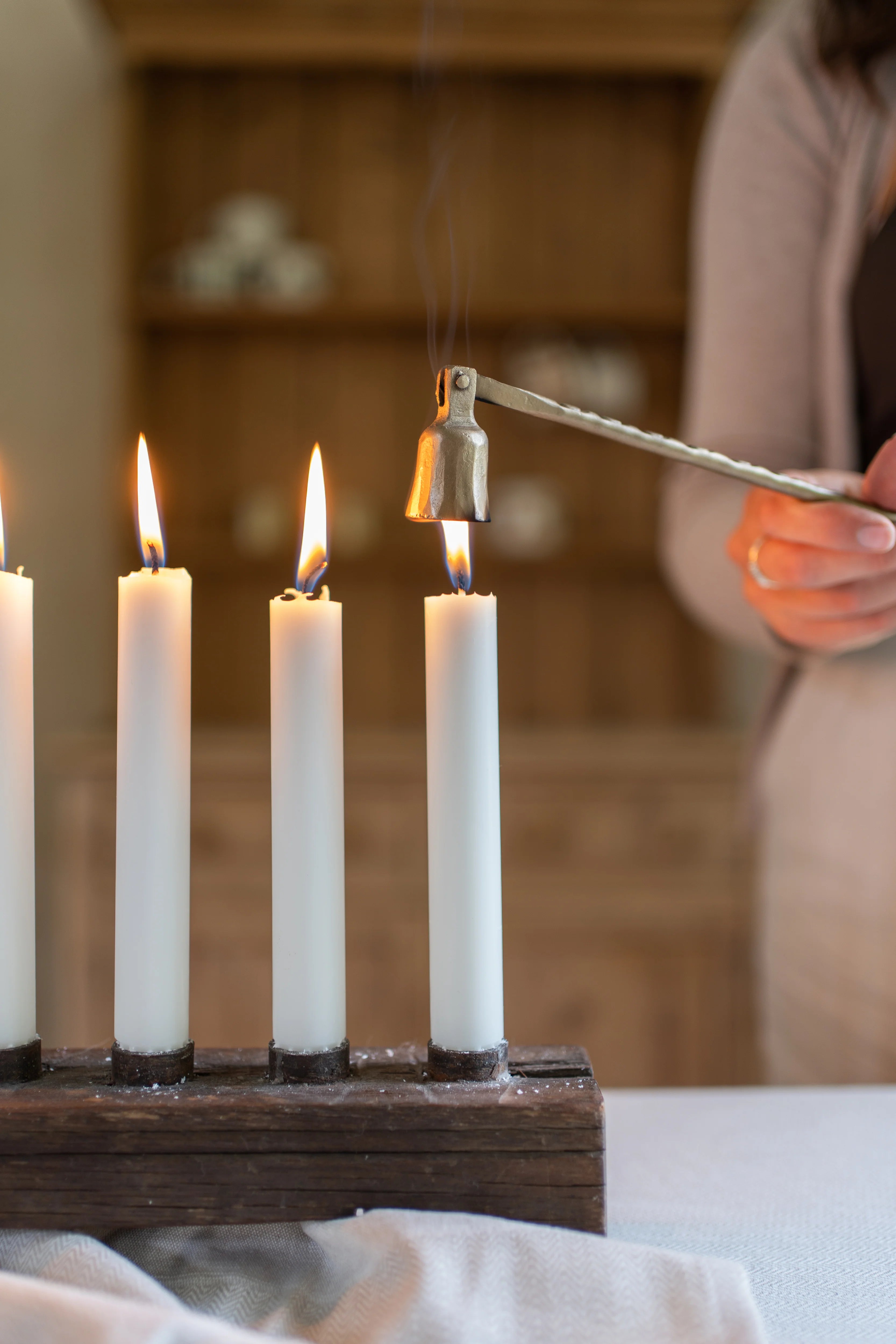 Reclaimed Wooden Candle Holder