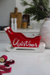 Red and White Christmas Sleigh