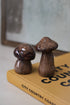 Rich Brown Porcelain Mushrooms 001