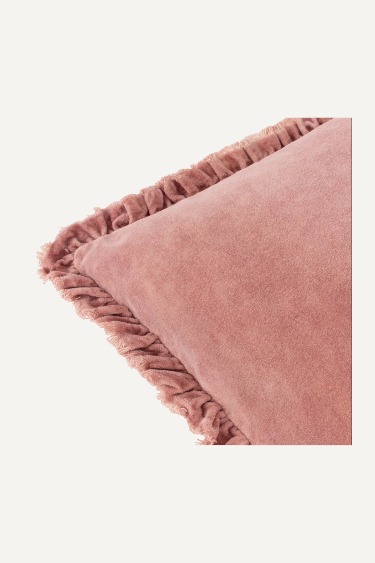 Rosewood Washed Cotton Velvet Cushion 003