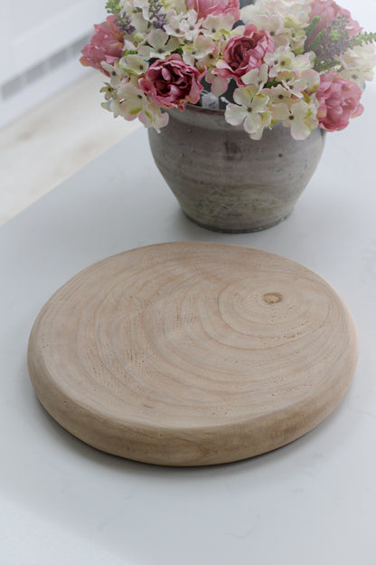 Rustic Chunky Round Wooden Display Board