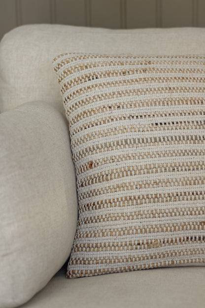 Rustic Striped Cushion