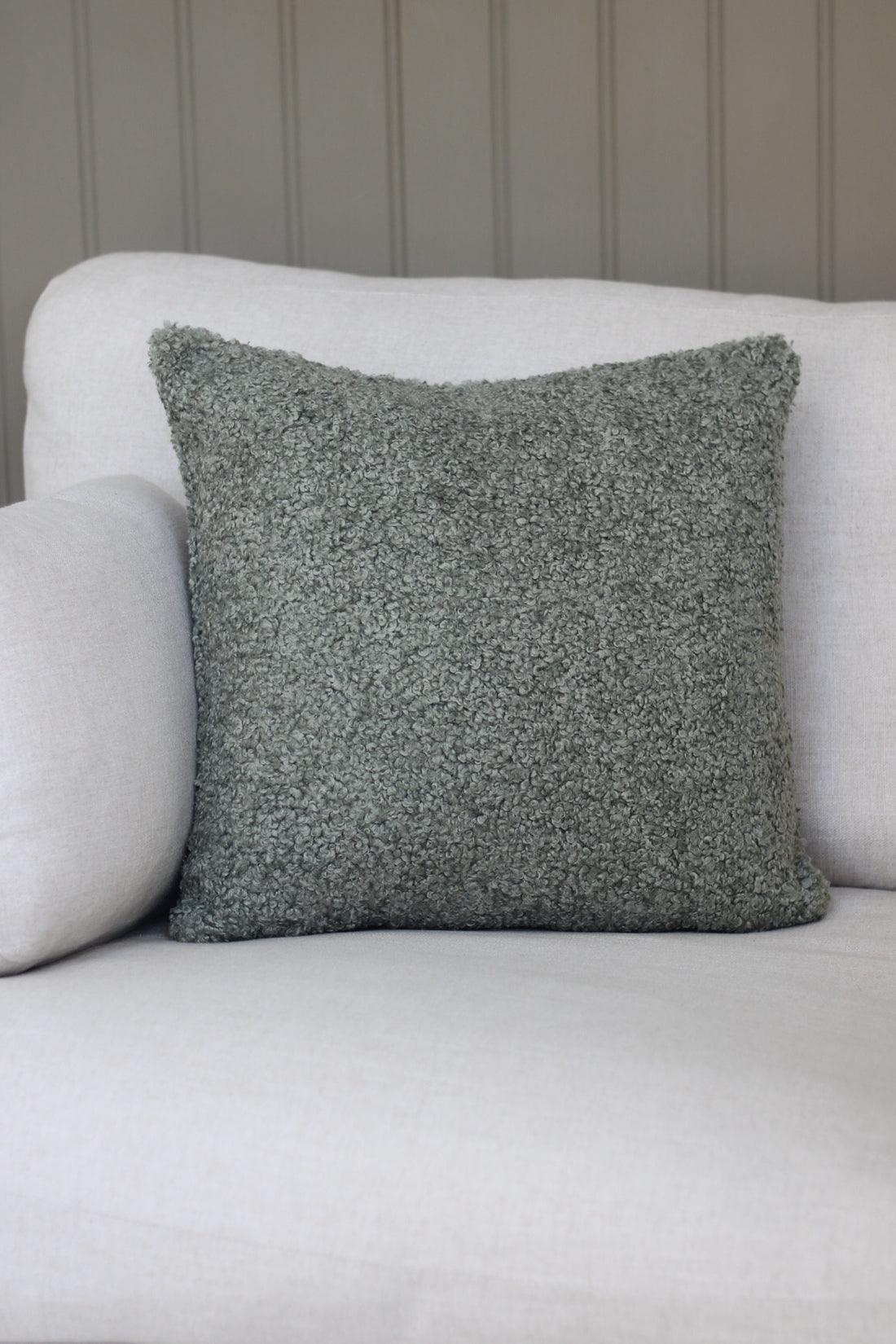 Sage Textured Cushion for home decor