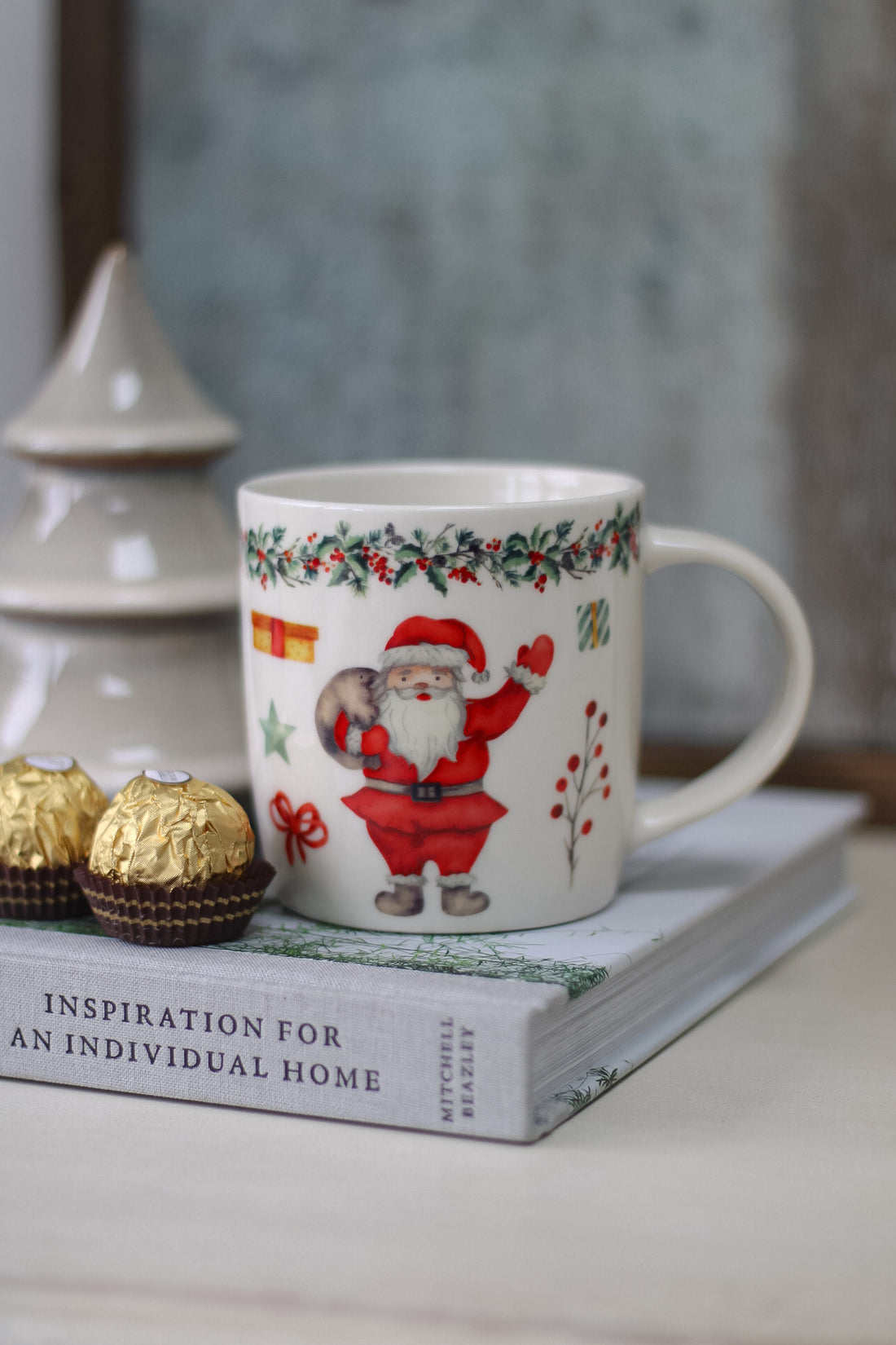 Santa porcelain mug