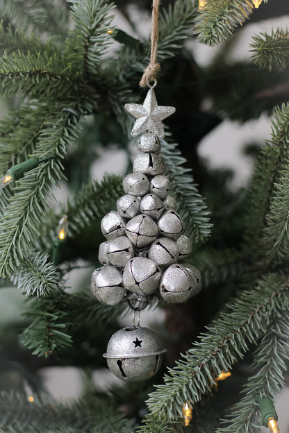 silver bells christmas tree hanger