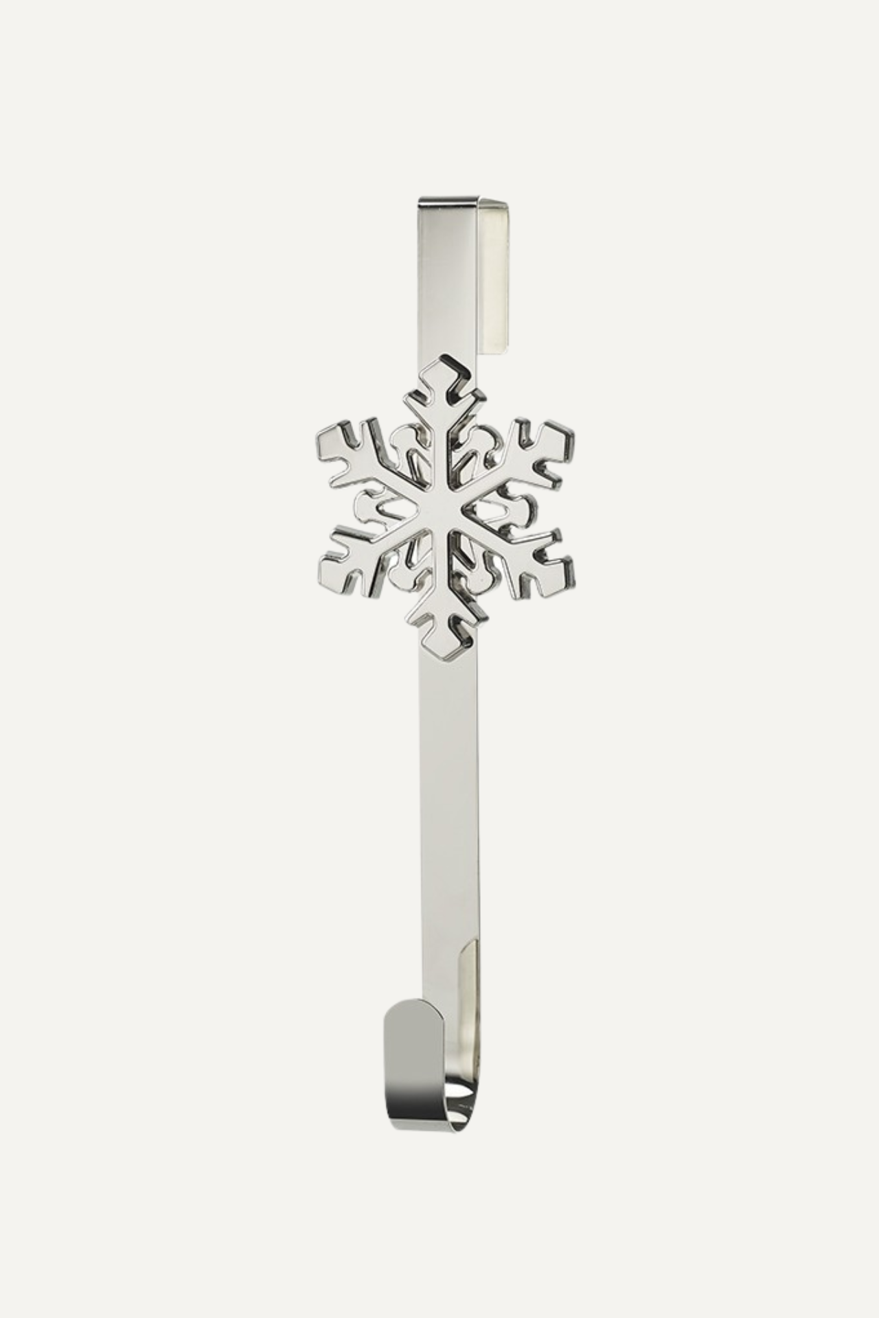 Silver Snowflake Wreath Hanger for christmas decorations