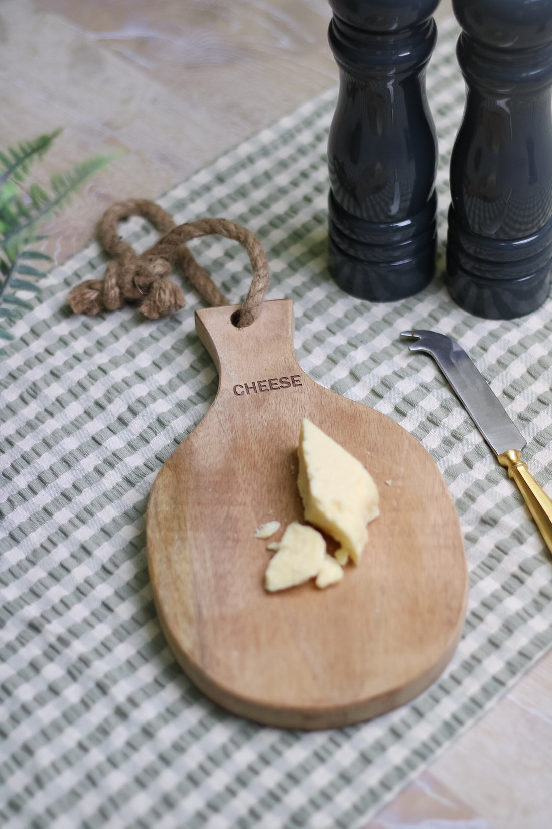 Small Cheese Wooden Chopping Board