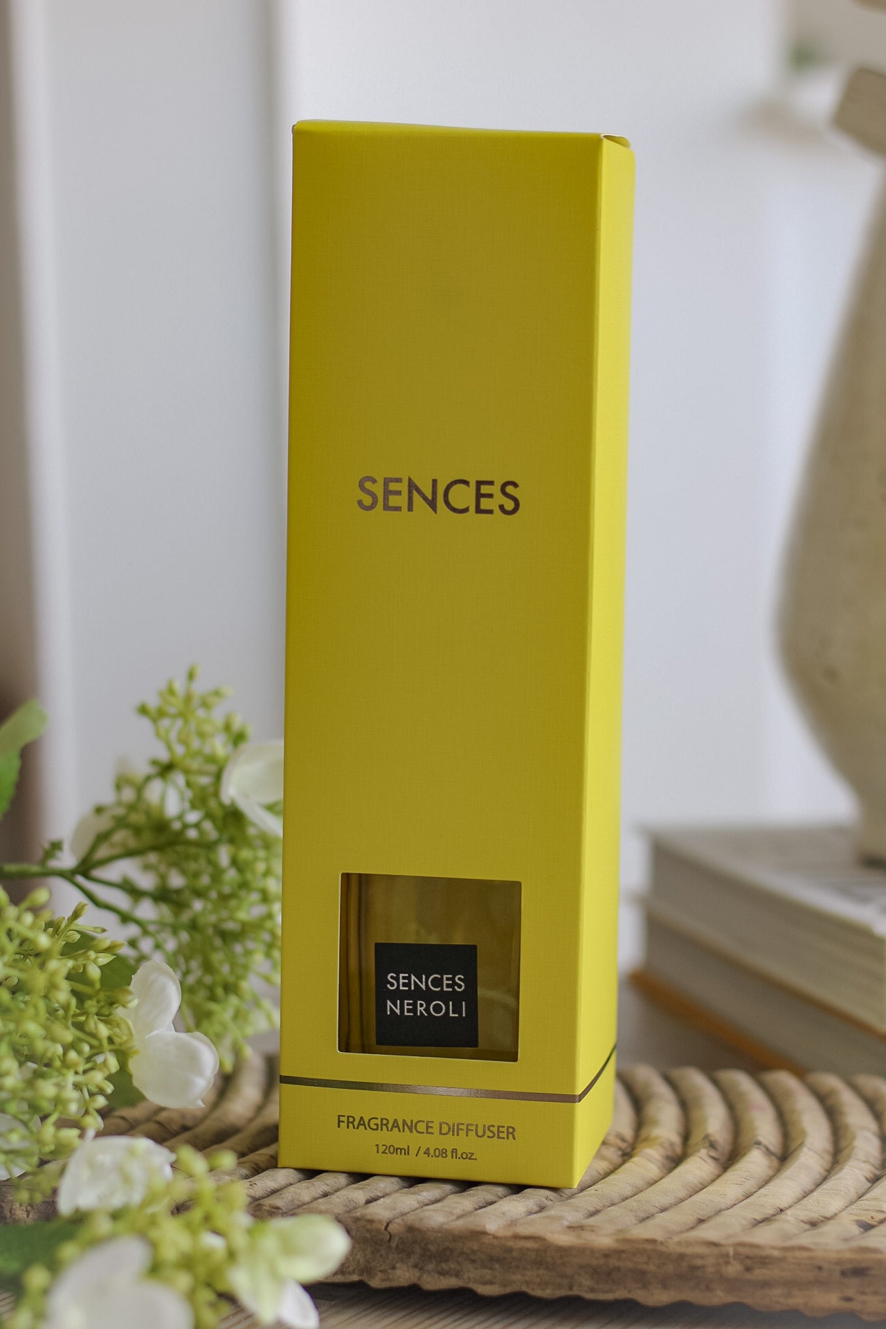 Small Neroli Sences Reed Diffuser in original packaging