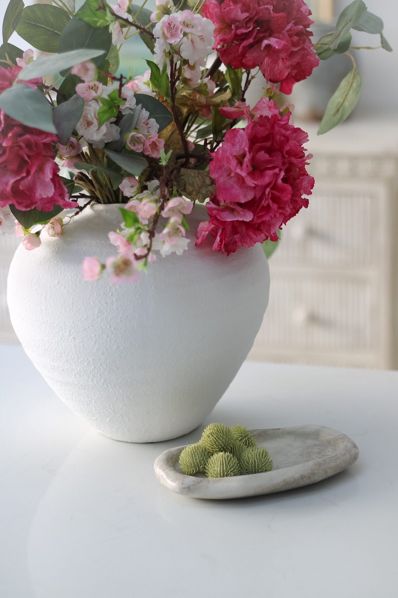 Small Rounded Marble Tray