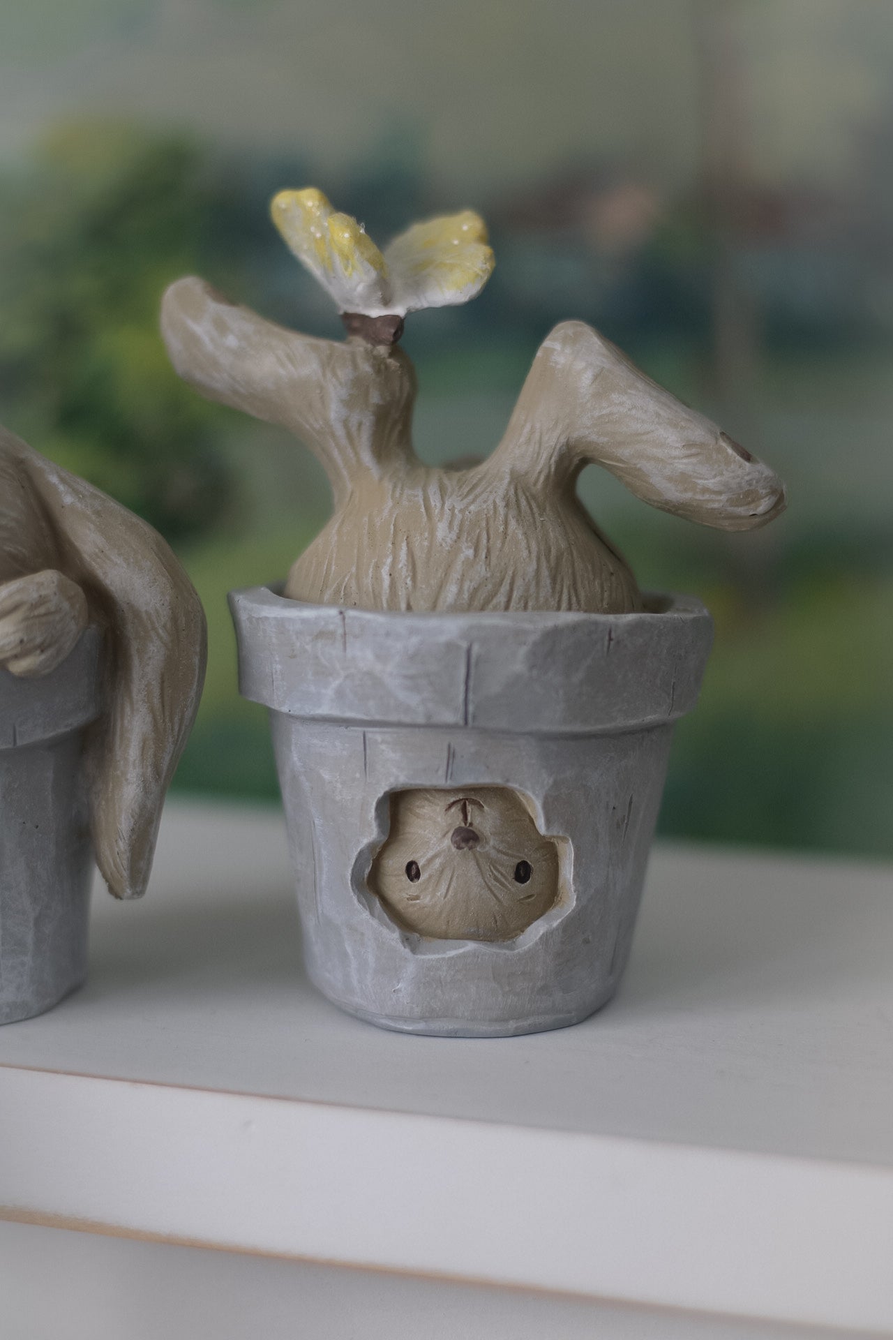 Spring Bunnies in Planters