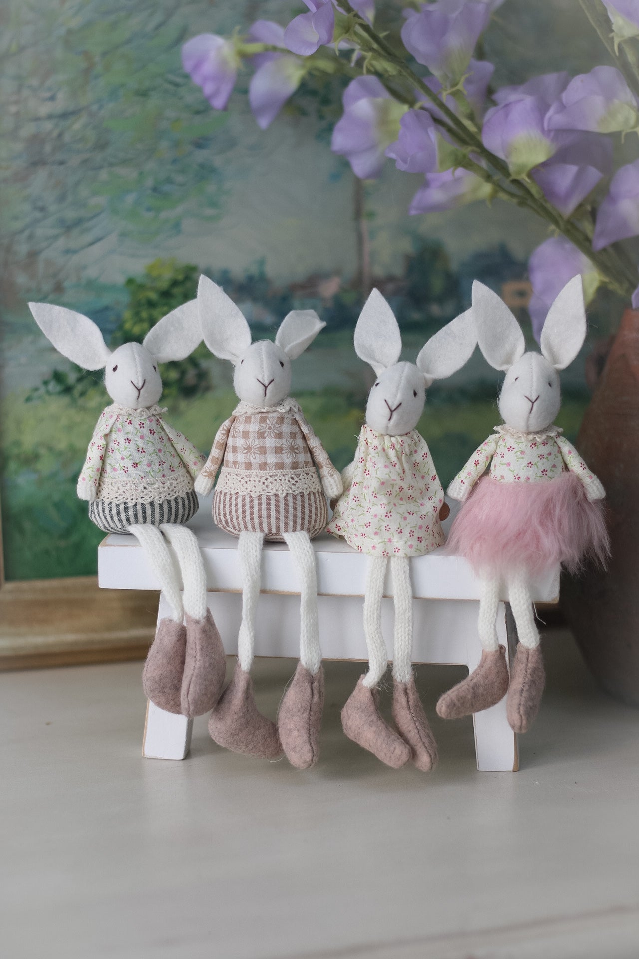 Spring Fabric Bunny