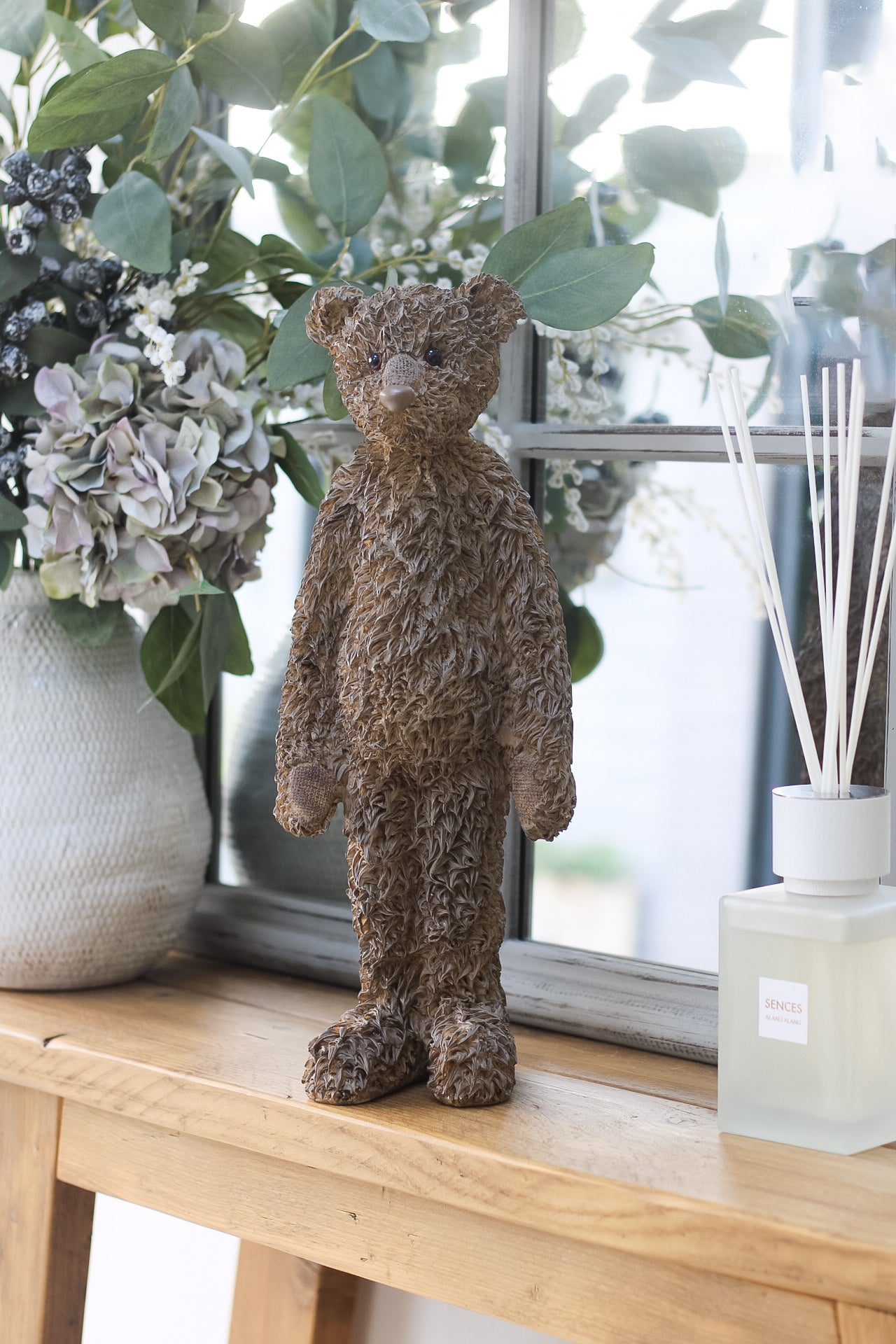 Standing resin bear decoration