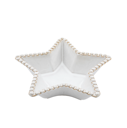 Star Beaded Stoneware Bowls | Set of 3