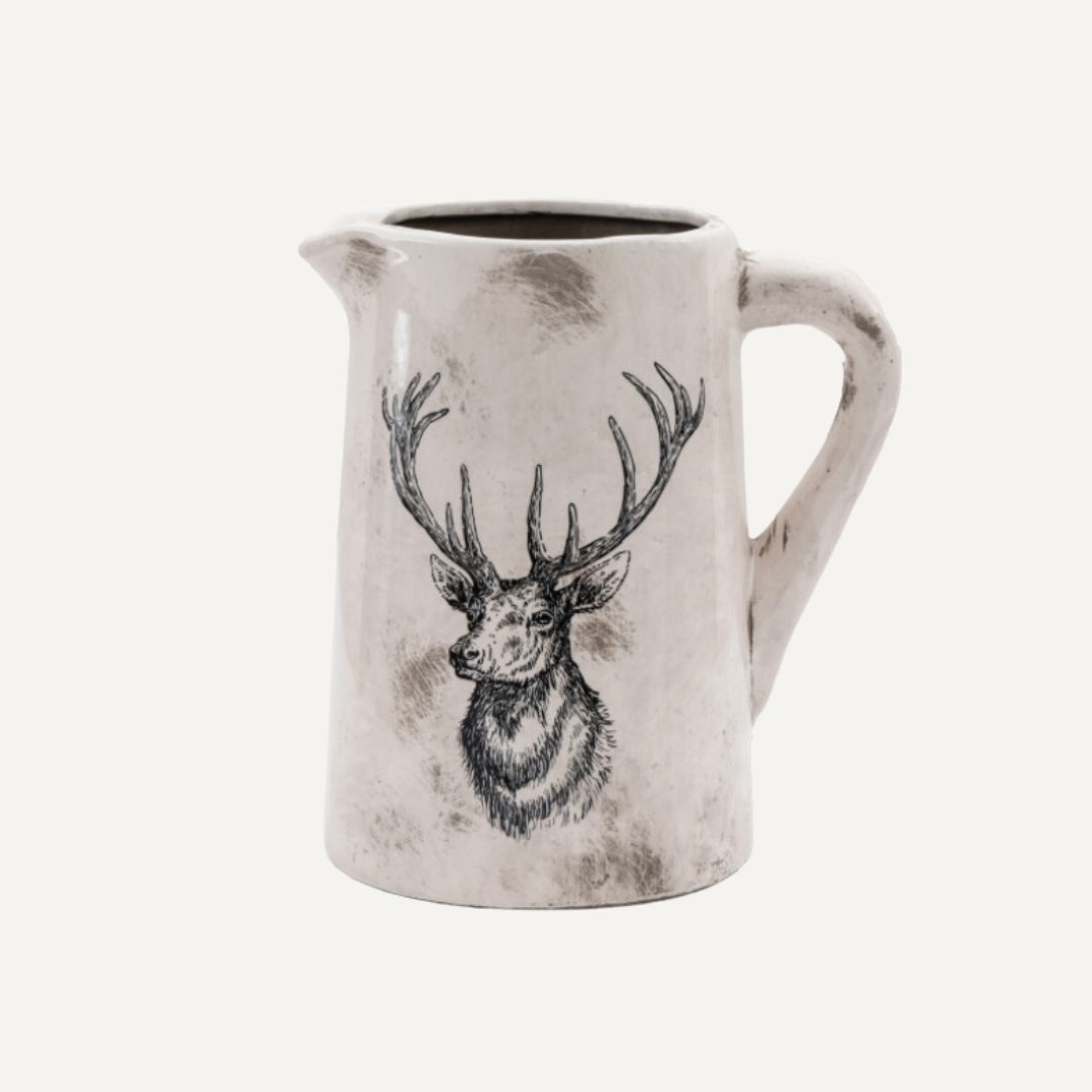 Rustic Country Stag Pitcher