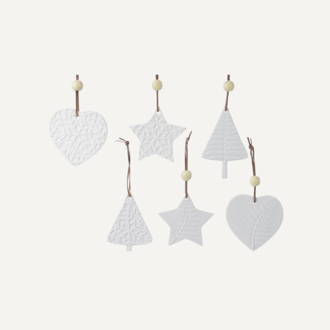 White Ceramic Tree Hanger