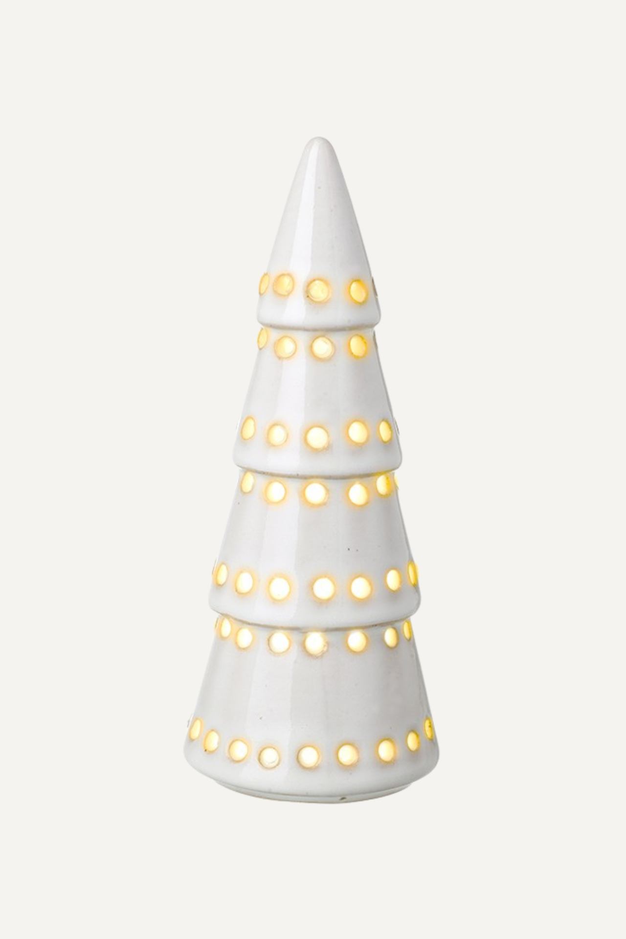 White Porcelain Spiral Christmas Tree