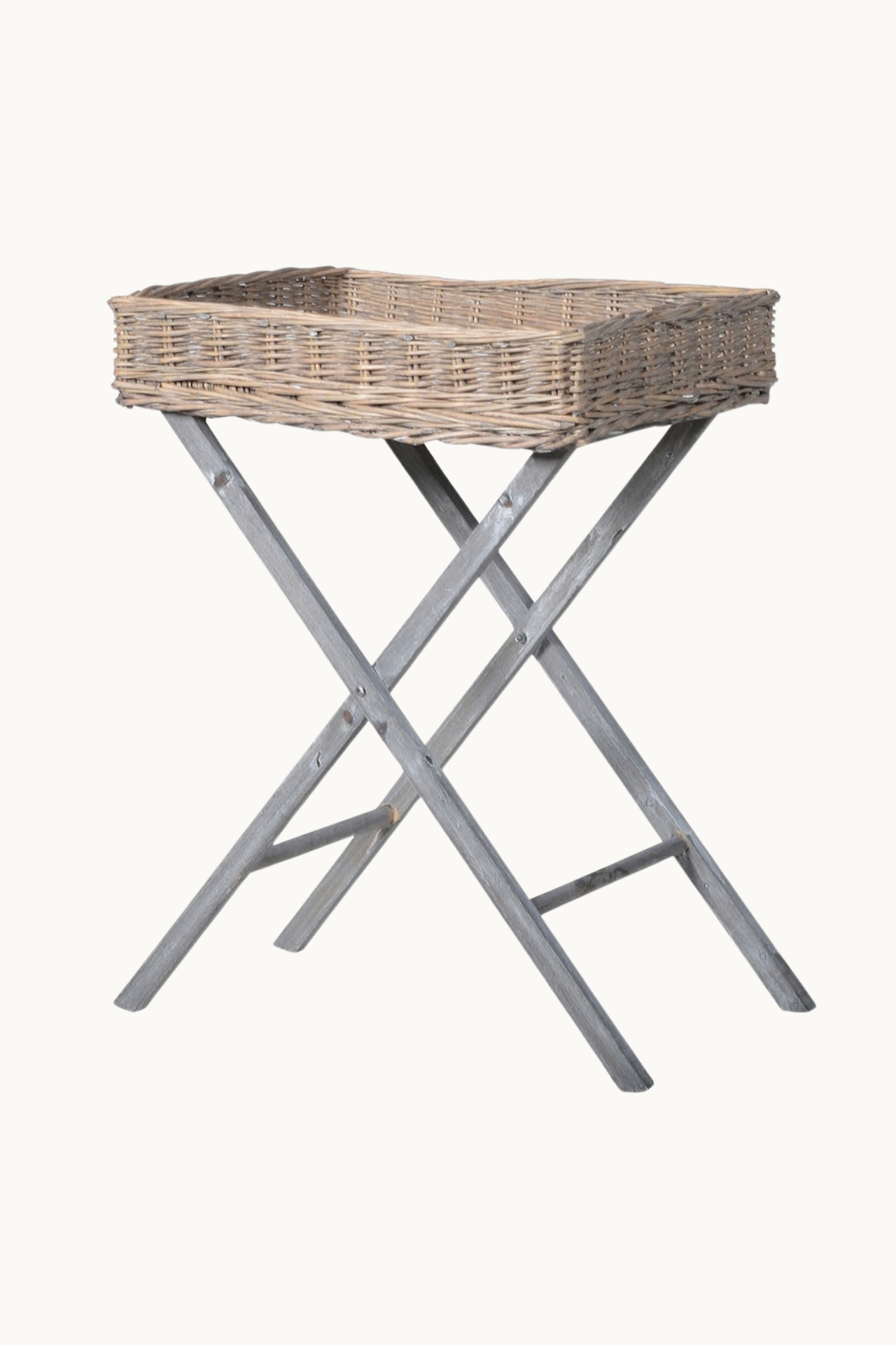 Wicker Butler Tray Table