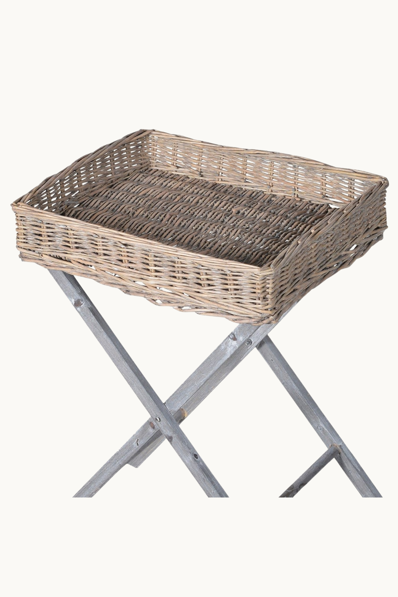 Wicker Butler Tray Table