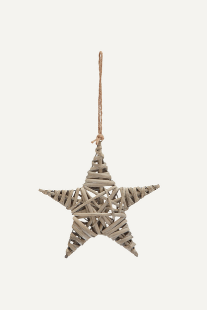 Wicker Star Decoration