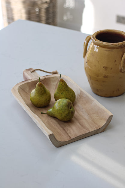 Wooden shovel tray