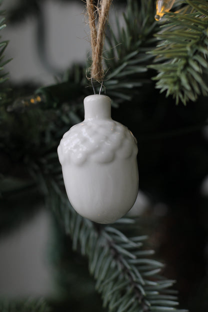 ceramic acorn hanger