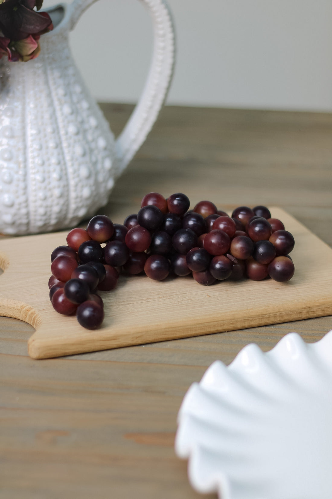 faux red grapes