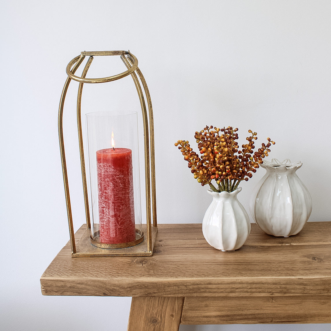 Rustic Gold Lantern