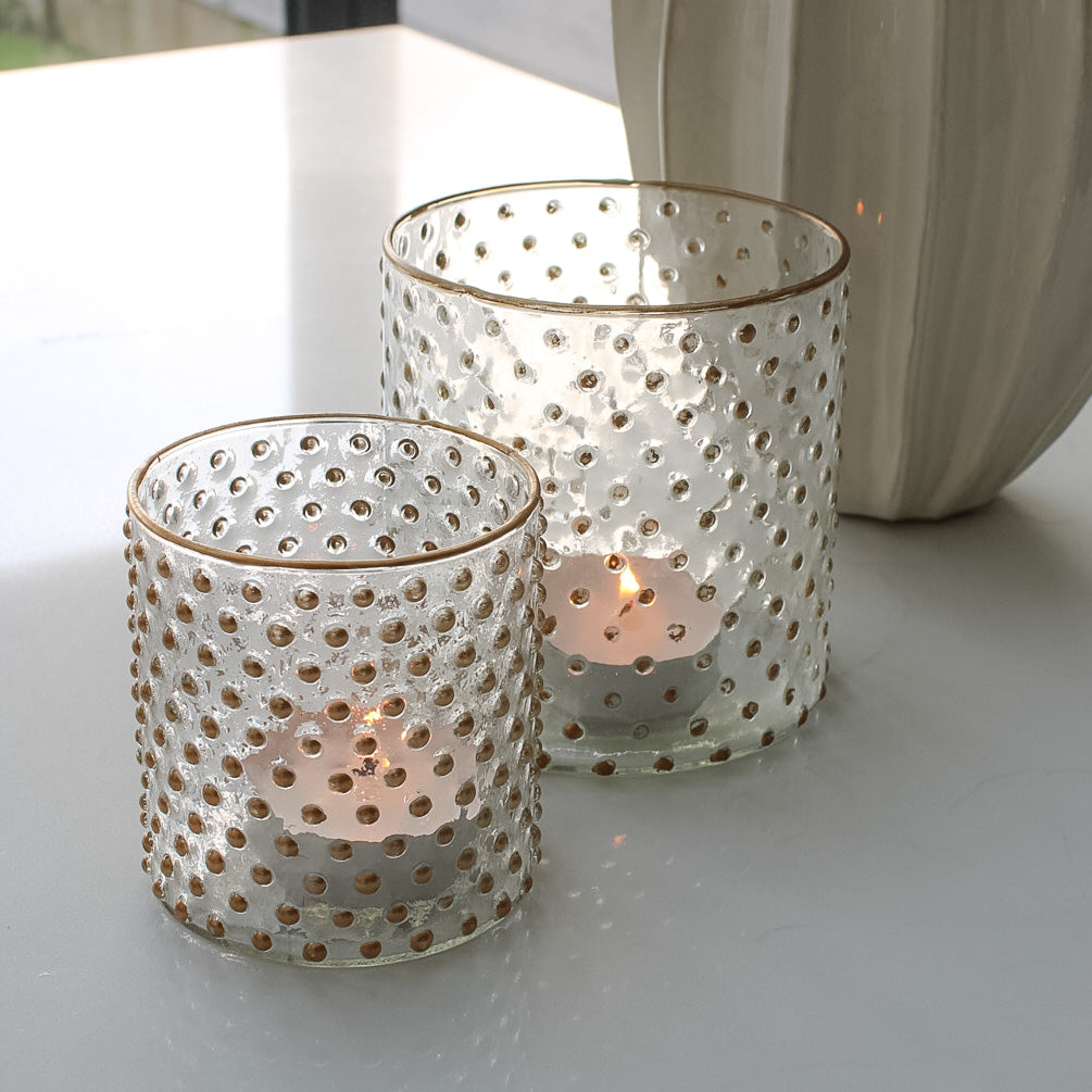 Gold Spotty Votive