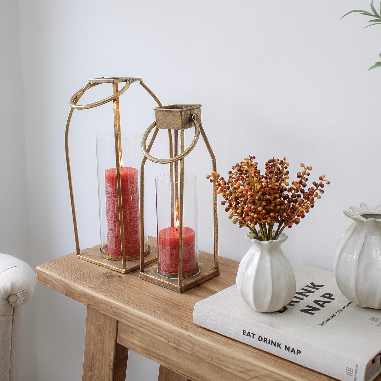 Rustic Gold Lantern