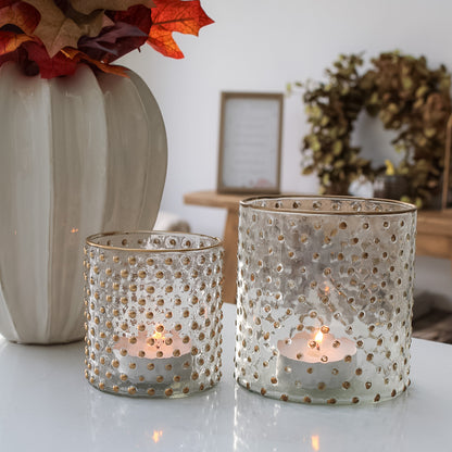 Gold Spotty Votive