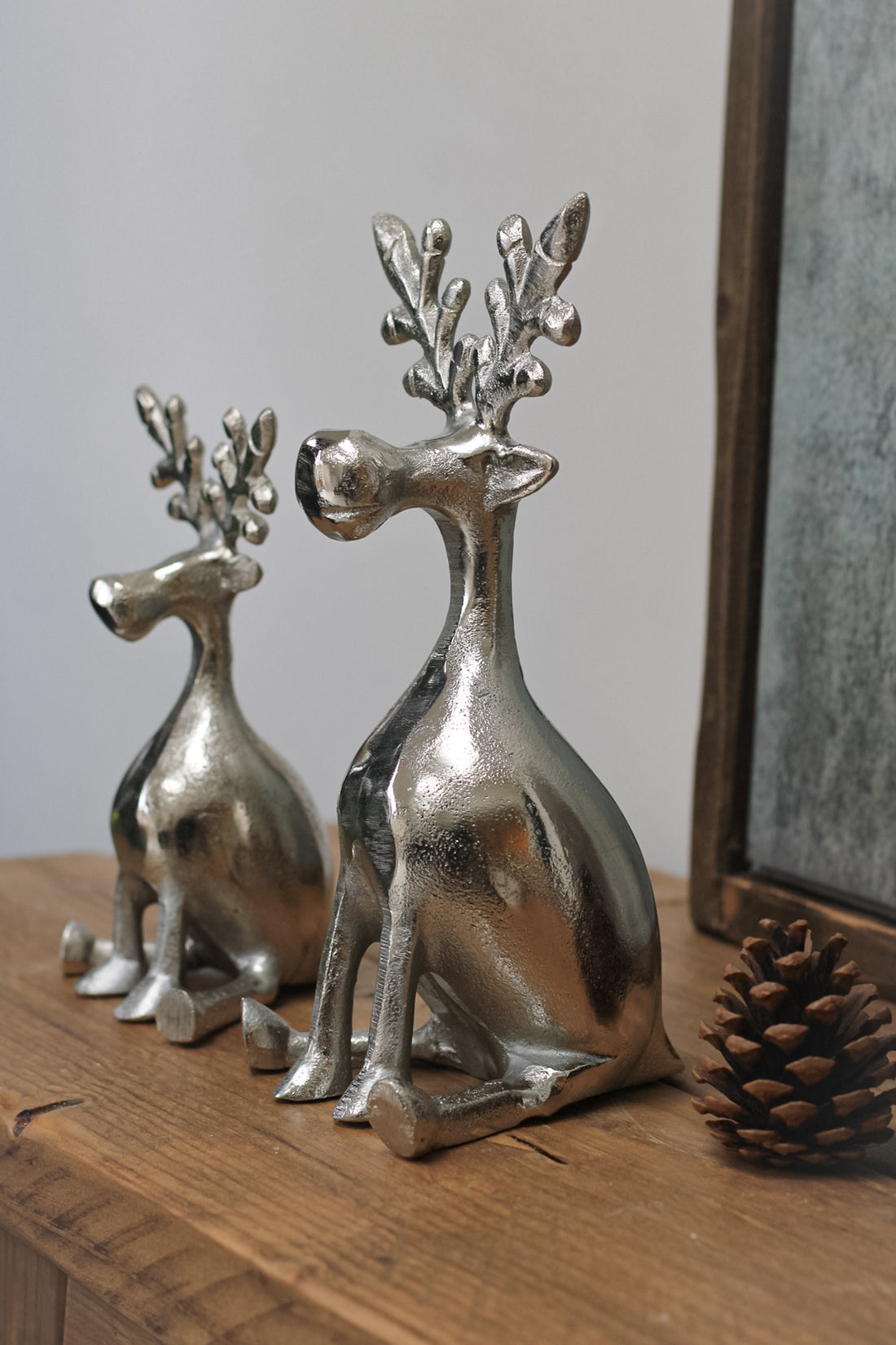 Silver reindeers